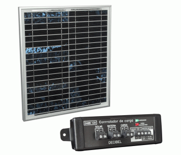 Kit Painel Solar Fotovoltaico E Controlador De Carga Kit Painel Solar Fotovoltaico E Controlador De Carga